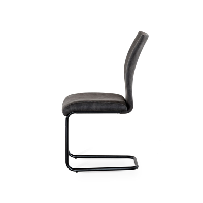 Ray stol ljusgrå/svart metallunderrede#2