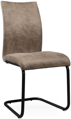 Ray stol beige/svart metallunderrede