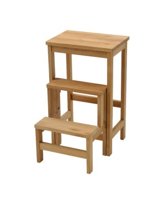 Trappall 3-stegs teak
