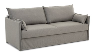 Olympia bäddsoffa LB tyg Elba 167 zinc