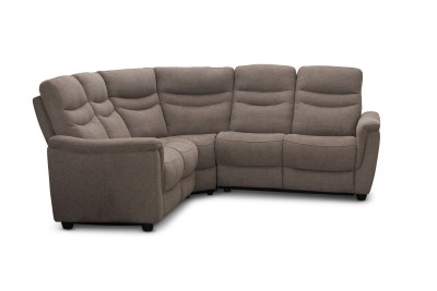 Malaga hörnsoffa 2H2 tyg Hugo nougat