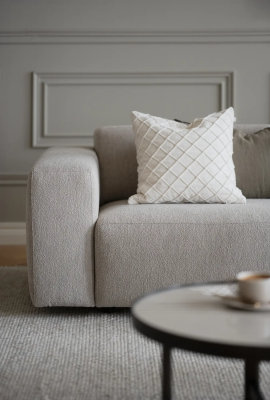 Willard hörnsoffa 2+3-sits tyg Alice #1 ljusbeige#5