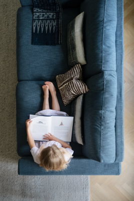 Langdon 3-sitssoffa Casual #15 jeansblå#3