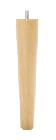 Sängben rund såpad ek 19 cm - EHoB