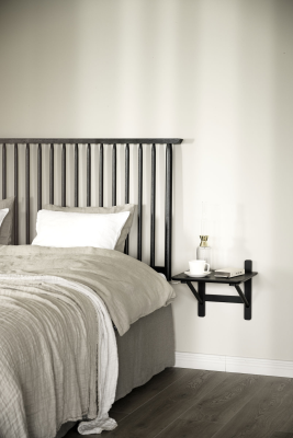 Riggins sänggavel 194 svart ek#4