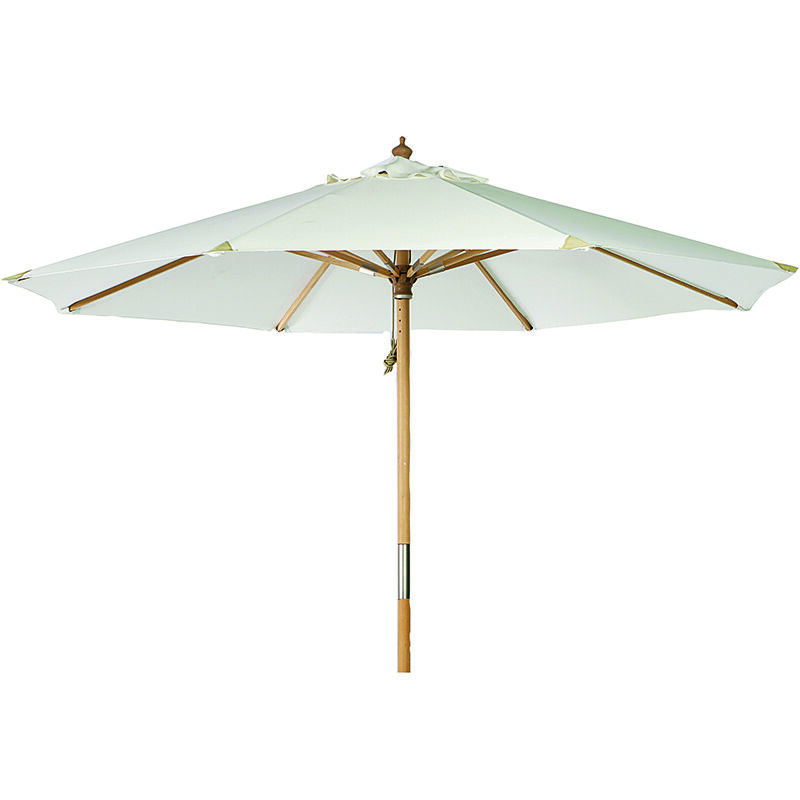 Nice parasoll 300 cm natur/trä