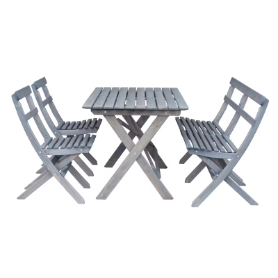 Knohult utegrupp 3+1+1+bord askgrå#2