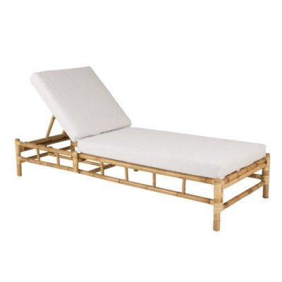 Brändaholm solsäng bambu med dyna