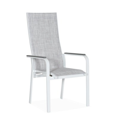 Malta positionsstol med vajer vit#1