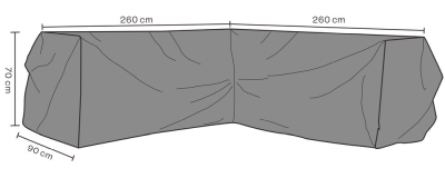 Möbelskydd L 260/260x70x90 cm andas