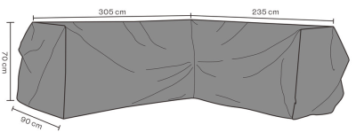 Möbelskydd L 235/305x90x70 cm andas