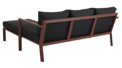 Delia divansoffa med dyna burnt paprika#3