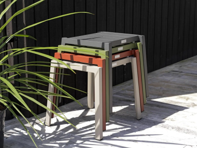 Delia sidobord 45x40 cm burnt paprika#2