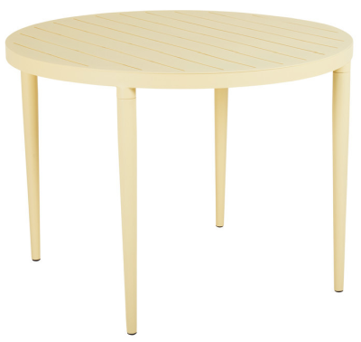 Bigby bord 100 cm lemon