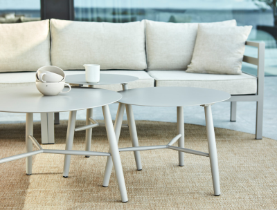 Weldon hörnsoffa 2H2 khaki/beige allvädersdyna#5