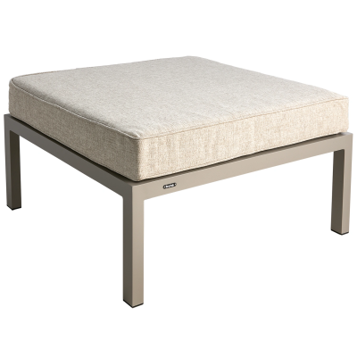 Weldon fotpall khaki/beige allvädersdyna