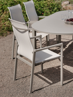 Comfy karmstol khaki/offwhite#2