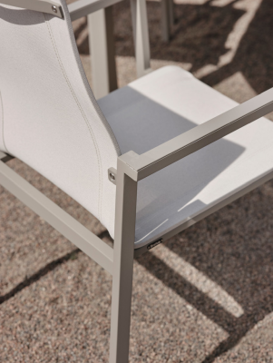 Comfy karmstol khaki/offwhite#4