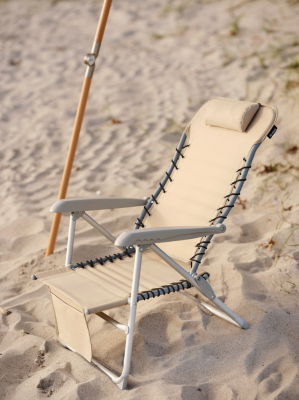 Ulrika strandstol med ficka sand#2