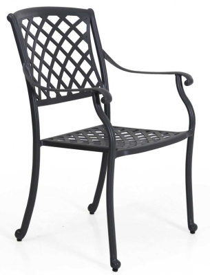 Arras karmstol antracit