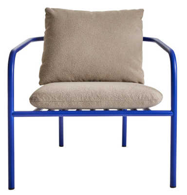 Bendt fåtölj indigo blue/teddy beige#3