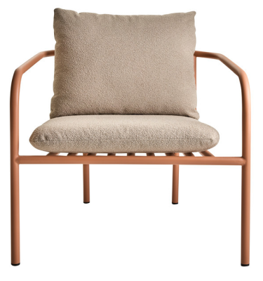 Bendt fåtölj peach/teddy beige#3