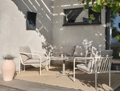 Bendt fåtölj pearl white/teddy beige#7