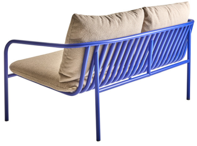 Bendt 2-sitssoffa indigo blue/teddy beige#2