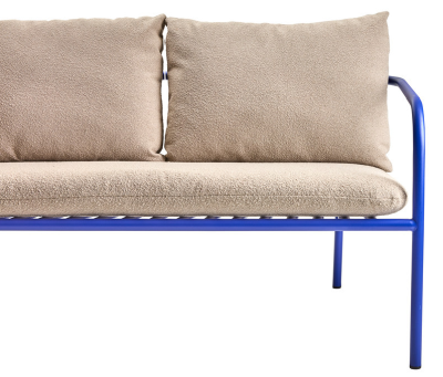 Bendt 2-sitssoffa indigo blue/teddy beige#3