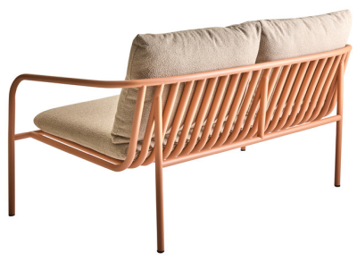 Bendt 2-sitssoffa peach/teddy beige#2