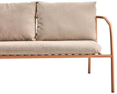 Bendt 2-sitssoffa peach/teddy beige#3