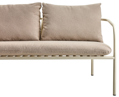 Bendt 2-sitssoffa pearl white/teddy beige#3