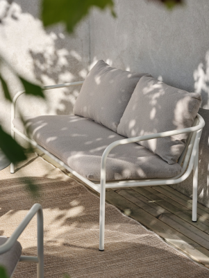 Bendt 2-sitssoffa pearl white/teddy beige#5