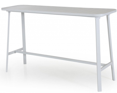 Olivet barbord 176x57 cm vit