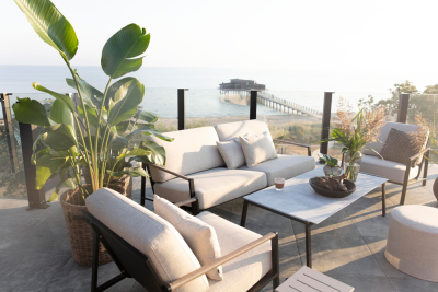 Lyra fåtölj svart med dyna sand#4