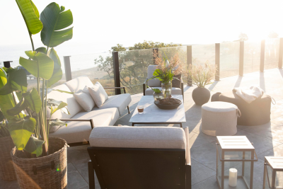 Lyra 2,5-sitssoffa svart med dyna sand#3