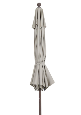 Paliano parasoll 300 cm alu brun/taupe#5