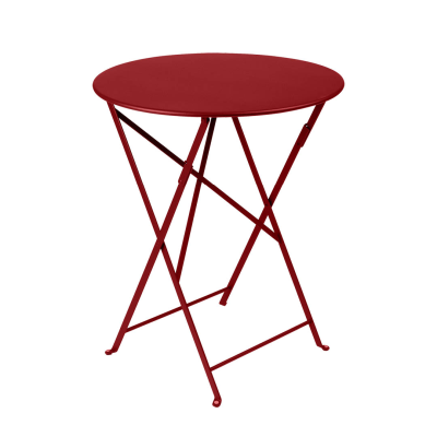 Bistro cafébord runt 60 cm chili
