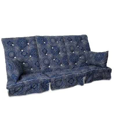 Hammockdynset 117 Fritab hög flock mandala blue