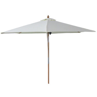 Cannes parasoll 250 cm natur/trä