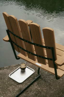 A2 fåtölj teak/svart - Grythyttan#2