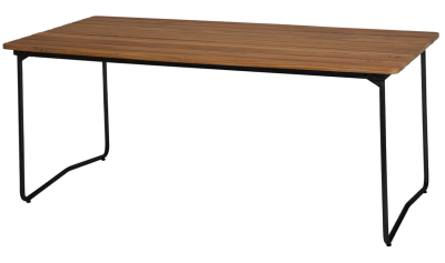 Bord B31 170 teak/svart - Grythyttan