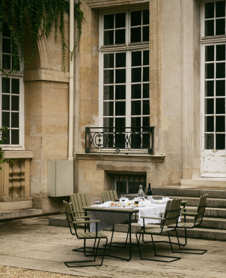 Bord B31 170 ljusgrön lackad ek/svart - Grythyttan#4