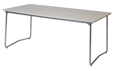 Bord B31 170 vitlackad ek/varmförzinkat stål - Grythyttan