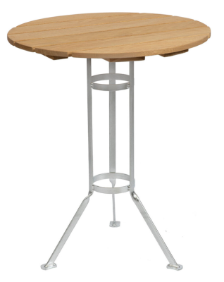 Bryggeribord trefot oljad ek/varmförzinkat stål - Grythyttan