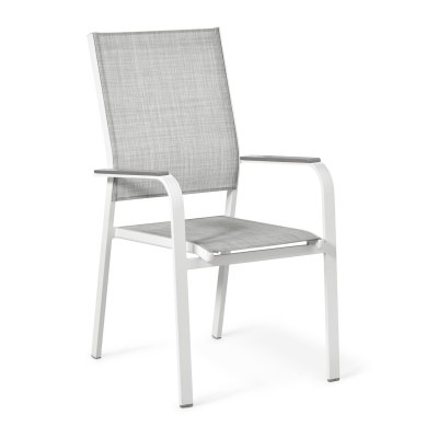 Napoli stapelstol vit