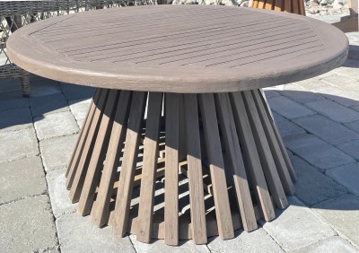 Nusa soffbord 80 cm grålaserad teak