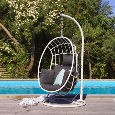 Palo hänggunga vit med dyna