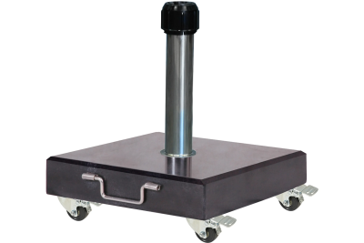 Rome parasollfot 60 kg med hjul black polished granite#1