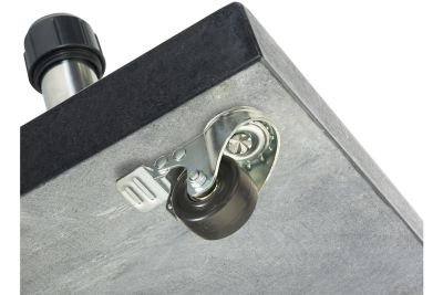 Rome parasollfot 60 kg med hjul black polished granite#2